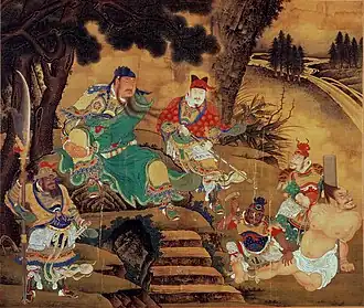 Guan Yu nimmt General Pang De gefangen, Shang Xi (um 1430)