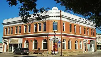 Gebäude in der „Main Street“