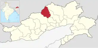 Lagekarte des Distrikts