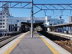 Ansicht der Bahnsteige