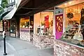 Kleinere Boutiquen im Zentrum von Mill Valley (Miller Avenue).
