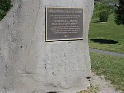 Hinweistafel am Shoshone Park