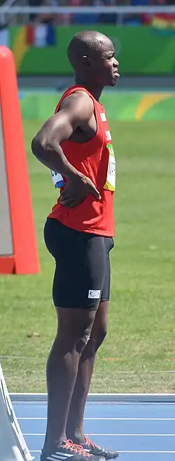 Sibusiso Matsenjwa – ausgeschieden als Siebter in 21,29 s