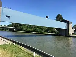 Sicherheitstor im Mittellandkanal bei Havelse
