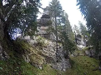 Felsige Gipfeltürme des Siebligrates