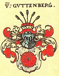 Wappen in Siebmachers Wappenbuch, 1605, mit falscher Tingierung