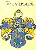Wappen derer von Entzberg, Ritterschaft und Adel in Schwaben, nach Siebmacher