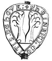 Siegel Heinrich II. von Hoya (1238)