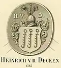 Heinrich von der Decken 1585