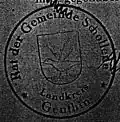 Altes Siegel der Gemeinde Schollene