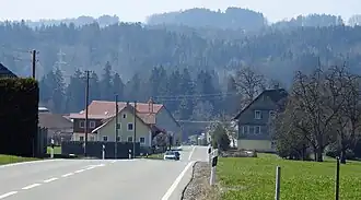 B 308 bei Geislehen