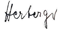 Signatur Johann Herberger