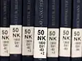 Bei einem mehrbän­digen Werk ist bei mehrfachen Exem­plaren eines Bandes, die Zählung der Mehrfachexemplare an die Bandzählung angehängt. Hier also: 2. Exemplar des 83. Bandes.