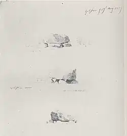 Caspar David Friedrich: Hünengrab bei Gützkow, 1809