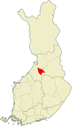 Lage von Hankasalmi in Finnland
