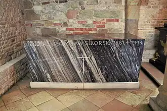 Sarkophag von Władysław Sikorski