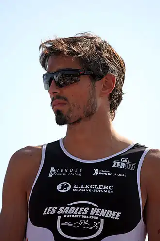 João Silva beim Grand Prix de Triathlon in Nizza, 2012
