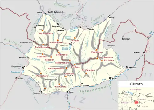 Übersicht der Silvretta