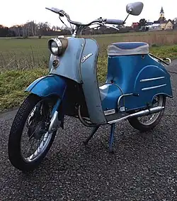 Simson KR 50 in hammerschlagblau/grau (unrestaurierter Originalzustand von 1960)