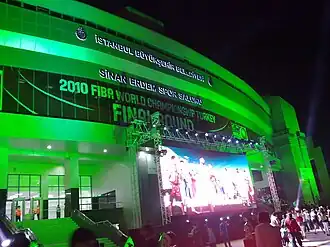Die Halle am Tag der Eröffnung der Basketball-Weltmeisterschaft 2010