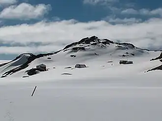 Der Sinemorets Hill mit der bulgarischen St.-Kliment-Ohridski-Station