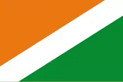 Flagge des Ortes Sint Maartensdijk