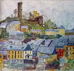 Lobenstein mit Burgruine (1965)