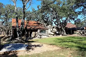 Altes Gebäude in Sisterdale