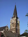 Kirchturm und Turmspitze