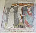 Fresko an der Südwand des Langhauses