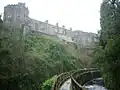 Skipton Castle von hinten