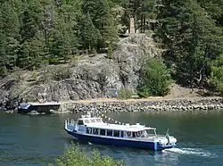 Blick über Baggensstäket