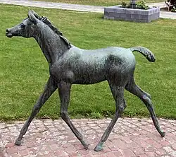 Fohlen, Attilastraße, 1981, Berlin-Steglitz