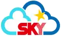 Historisches sky-Logo, welches bis Februar 2007 verwendet wurde
