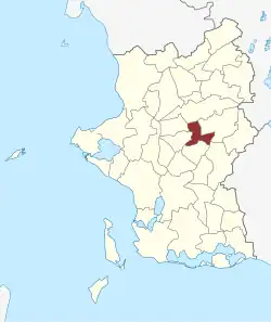 Lage des Sludstrup Sogn in der Slagelse Kommune