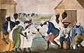 John Rose zugeschrieben: The Old Plantation (Slaves Dancing on a South Carolina Plantation), ca. 1785–1795