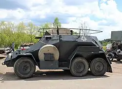 Sd.Kfz. 247 Ausführung A / Replika – Original hatte keine Rahmenantenne