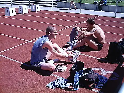 Falk Balzer (links) belegte Rang fünf