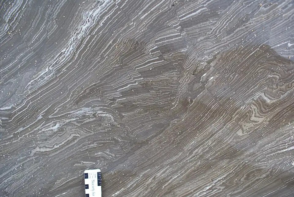 Hintereinandergeschaltete kleine Verwerfungsstaffeln