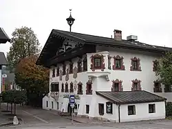 Wandmalereien am Gasthof Post