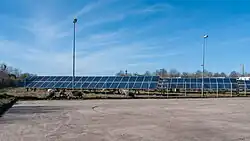 Photovoltaik-Freiflächenanlage auf dem ehemaligen Kasernengelände