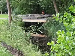 Fußgängerbrücke über die Soltau im Stadtbereich von Soltau