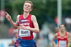 Sondre Nordstad Moen schied als Neunter seines Vorlaufs aus