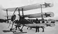 Sopwith Triplane der Roten Armee mit Skikufen