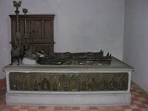 Grab in Sorø, um 1360