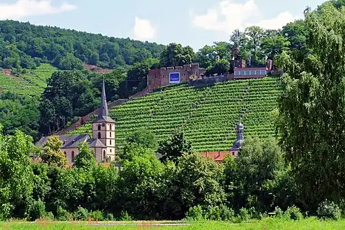Klingenberg am Main, Lage: Schlossberg