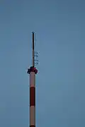 Spitze des Hauptsendemastes