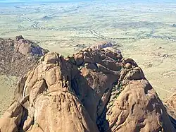 Spitzkoppe Flugaufnahme (2009)