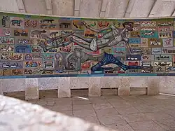 Schrein mit Wandmosaik