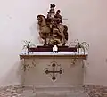 Altar mit Standbild des heiligen Martin von Tours